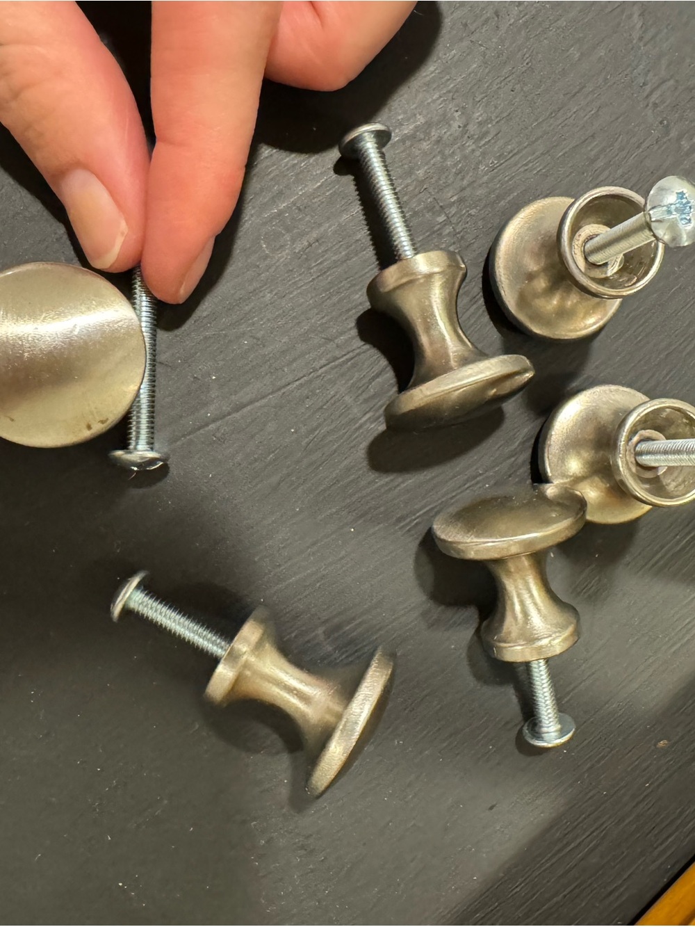 Brushed Silver knobs - Picture 3 of 3